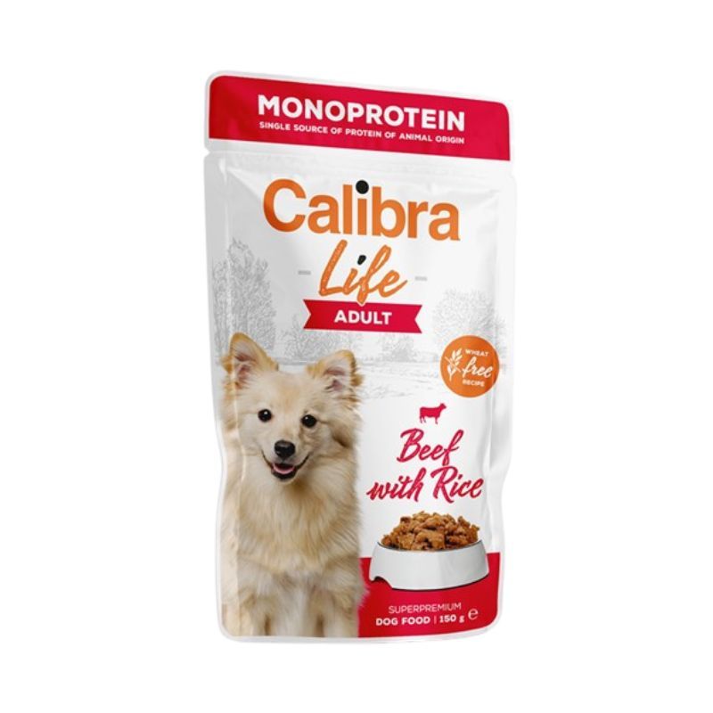 Calibra Dog Life Pouch Adult Rund 10 x 150 g