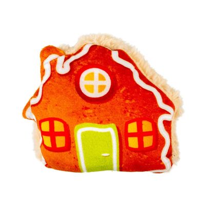 Jouet Duvo Chat Xmas Fluffy Maison En Pain D'épices