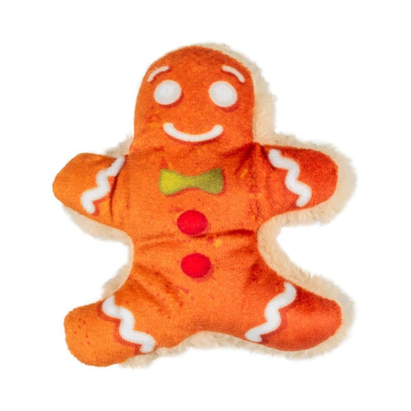 Jouet Duvo Chat Xmas Fluffy Bonhomme En Pain D'épices
