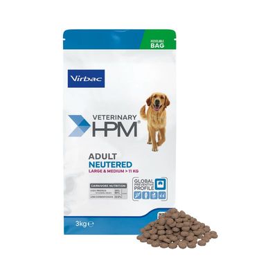 Virbac Veterinary HPM Adult Hond Neutered Large & Medium