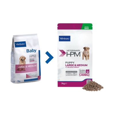 Virbac Veterinary HPM Puppy Hond Large & Medium Virbac Veterinary HPM Puppy Hond Large & Medium