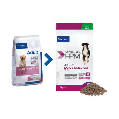Virbac Veterinary HPM Adult Hond Large & Medium Virbac Veterinary HPM Adult Hond Large & Medium