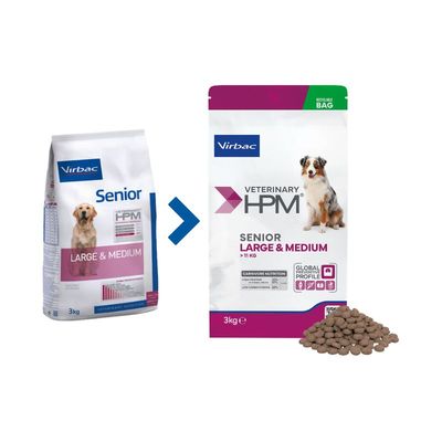 Virbac Veterinary HPM Senior Hond Large & Medium Virbac Veterinary HPM Senior Hond Large & Medium