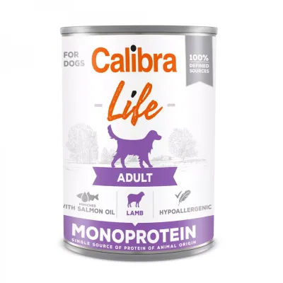 Calibra Dog Life Adult Lamb 6x400 gr Calibra Dog Life Adult Lamb 6x400 gr