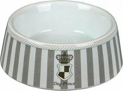 Keramische Eetkom Dog Prince Grijs Keramische Eetkom Dog Prince Grijs