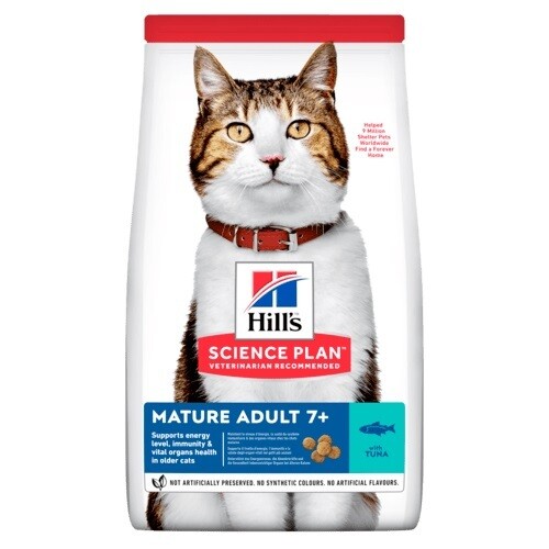 Hill's Science Plan Kat Mature Adult 7+ Tonijn Hill's Science Plan Kat Mature Adult 7+ Tonijn