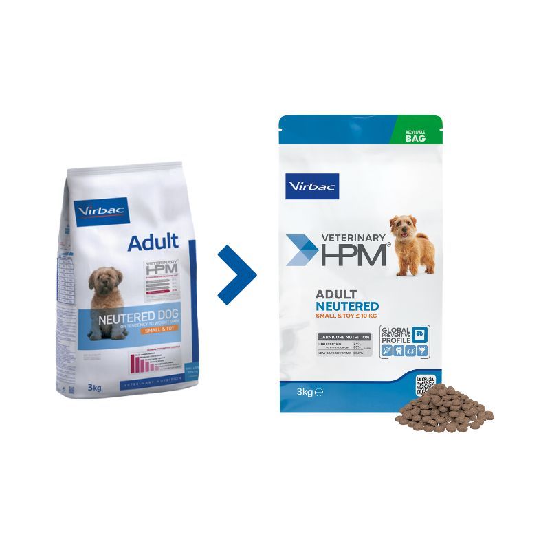 Virbac Veterinary HPM Adult Neutered Hond Small & Toy 1,5KG PROMO
