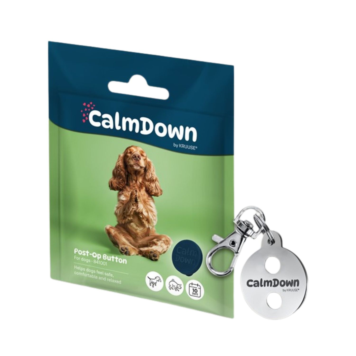 CalmDown Post-Op Tag + Button Kruuse Chien CalmDown Post-Op Tag + Button Kruuse Chien