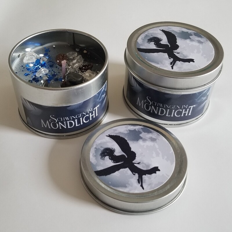 Buchkerze Buchkerze "Schwingen im Mondlicht"