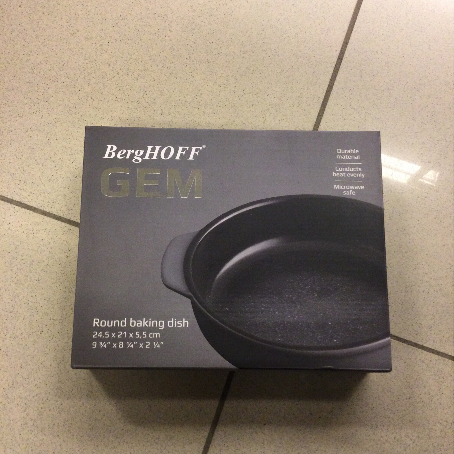 Berghoff Round Baking Dish 24,5 x 20 x 5,5 cm Gem