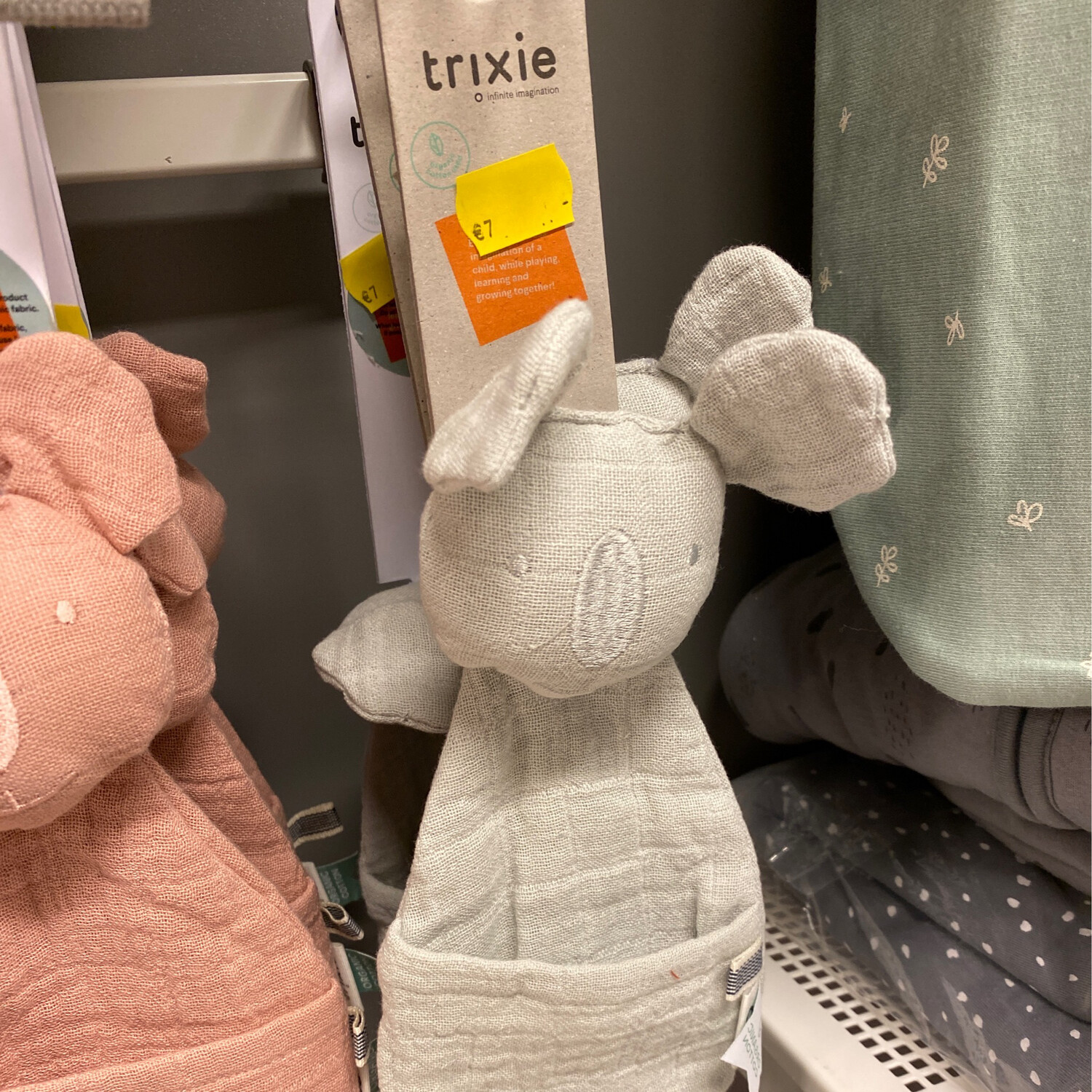 Trixie Koala Knuffeldoekje Bliss Grey