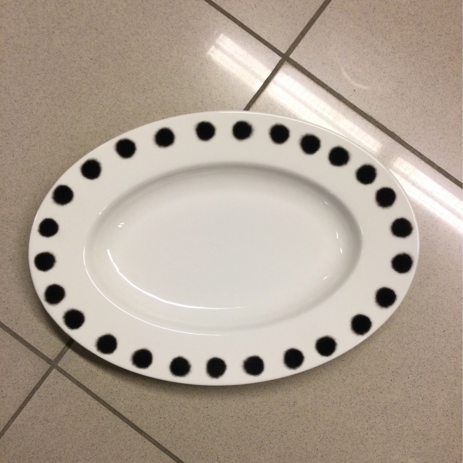 SERAX Pasta&pasta Serving Plate Medium Porcelain Dot
