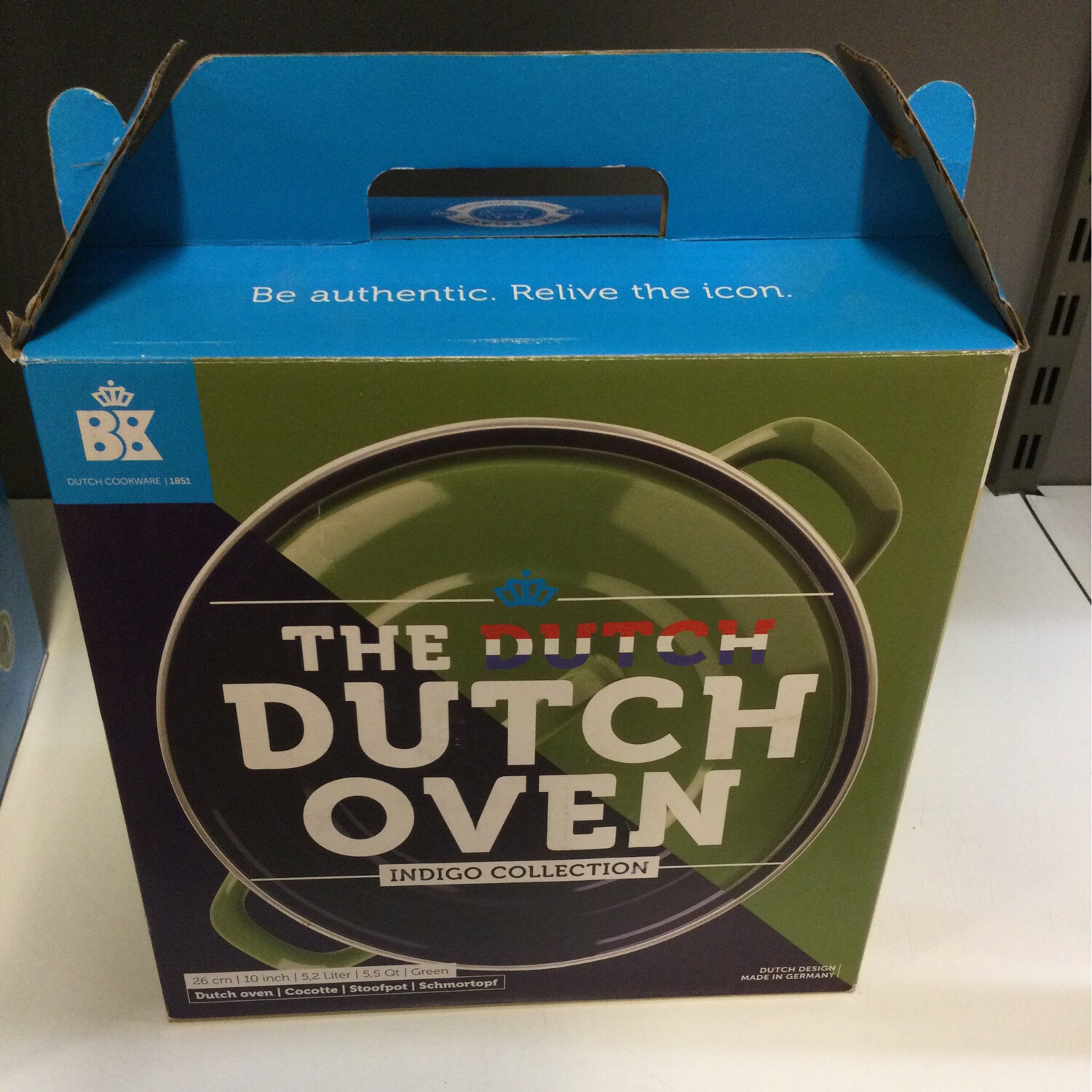BK Cookware The Dutch Oven 26cm 5,2L Green Indigo Collection