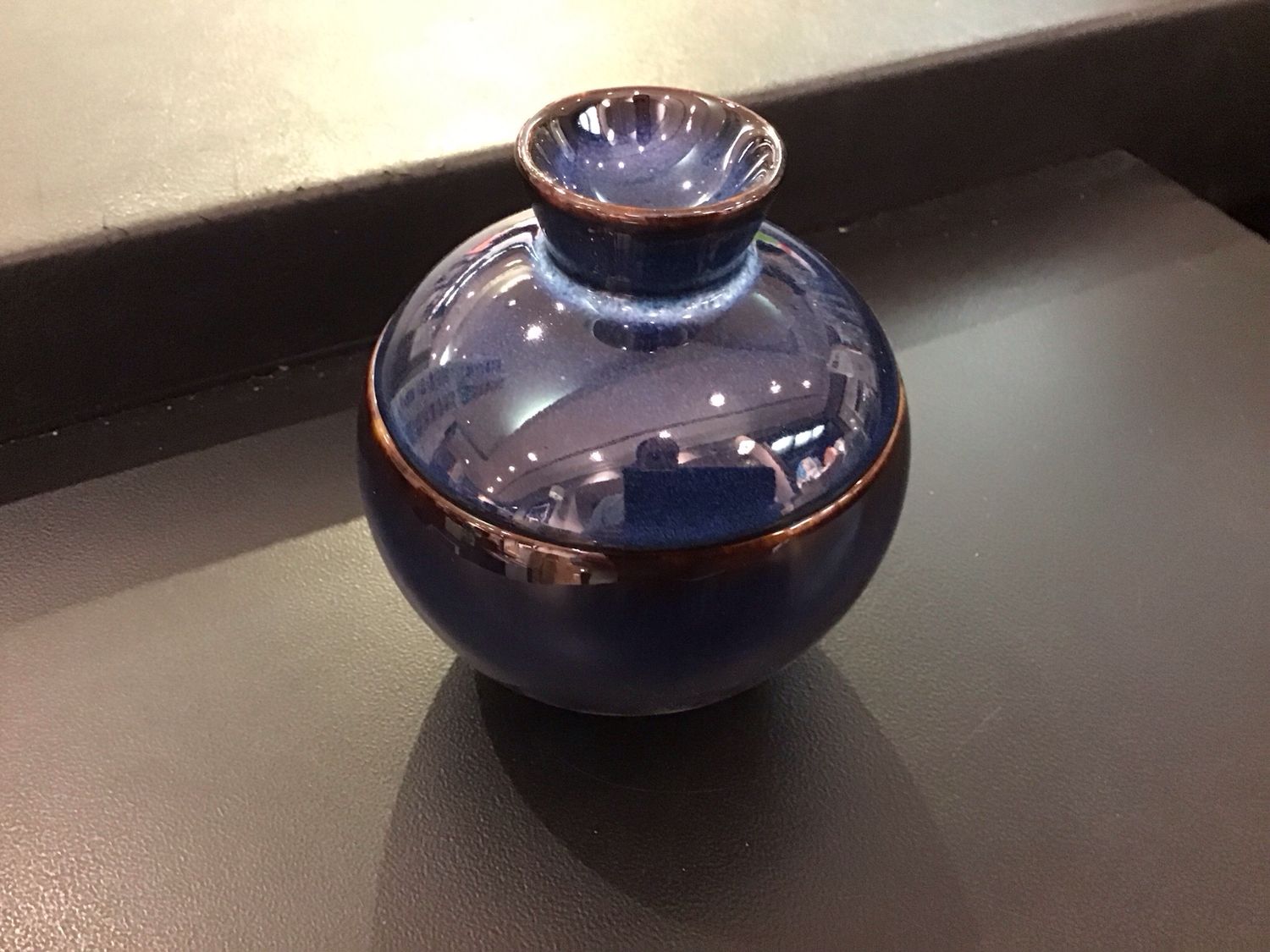 Serax box with lid small dark blue Pascale Naessens