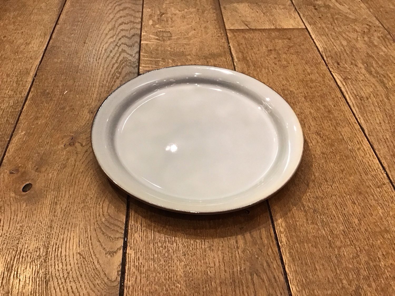 Serax Pascale naessens Plate M blue glazed