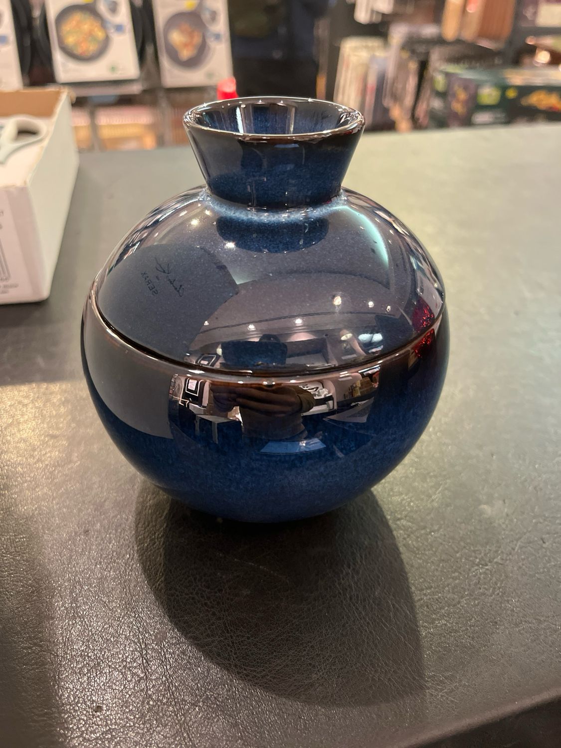 Serax Pascale naessens box with lid L dark blue