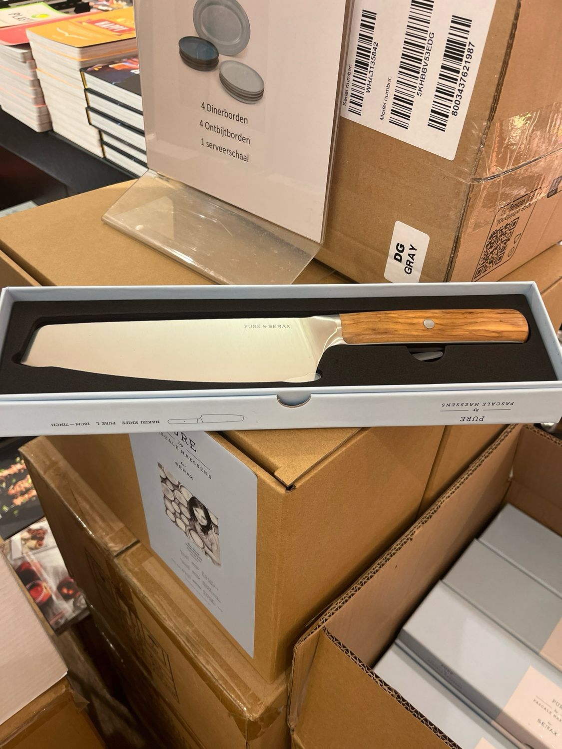Serax nakiri knife Pascale naessens