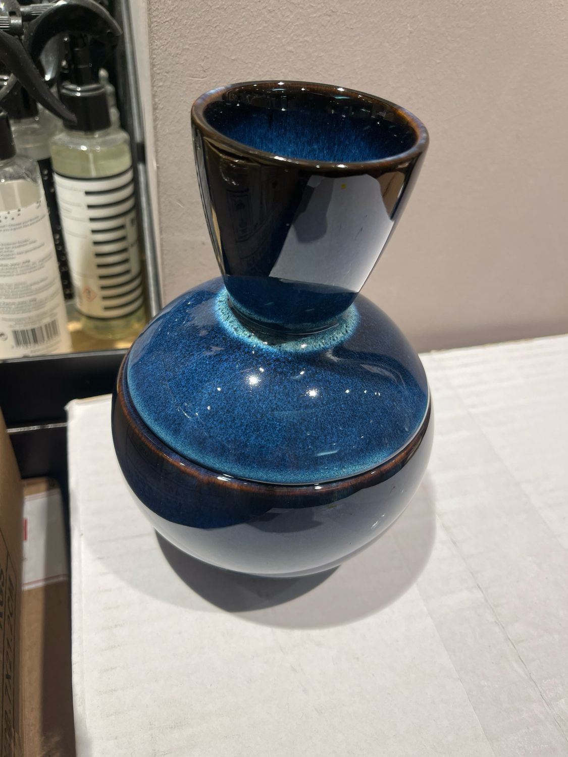 Serax Pascale naessens box with lid L dark blue