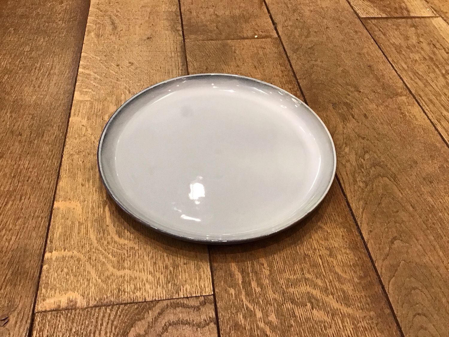 Serax Pascale naessens Plate M blue glazed