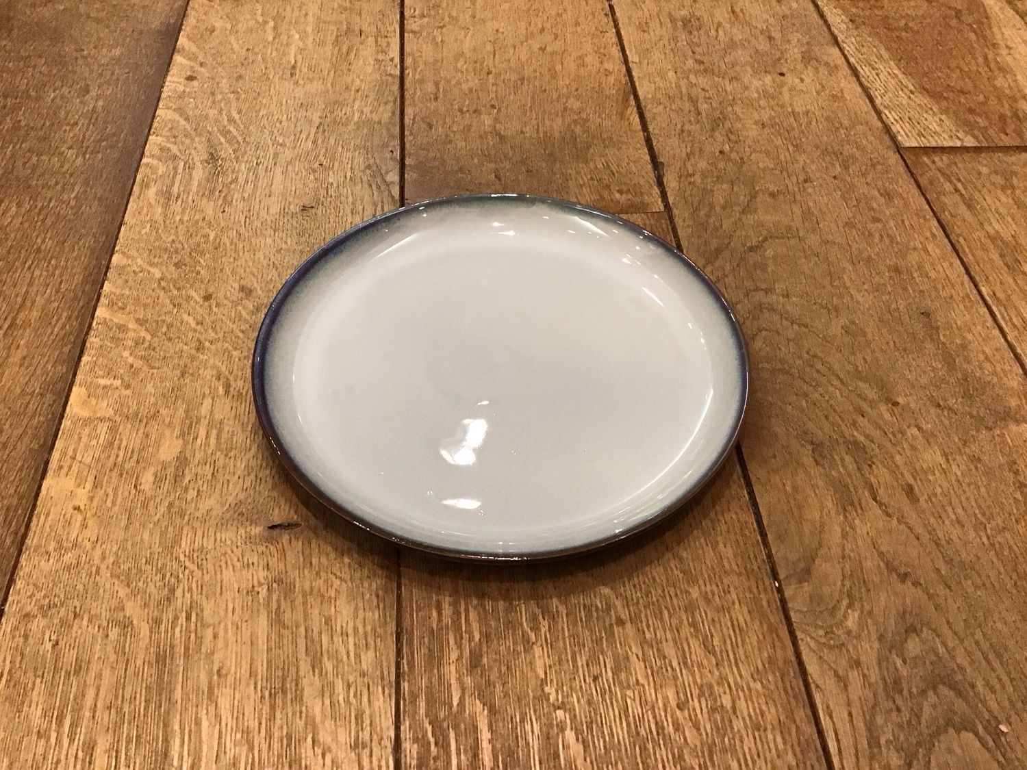 Serax Pascale naessens Plate s blue glazed
