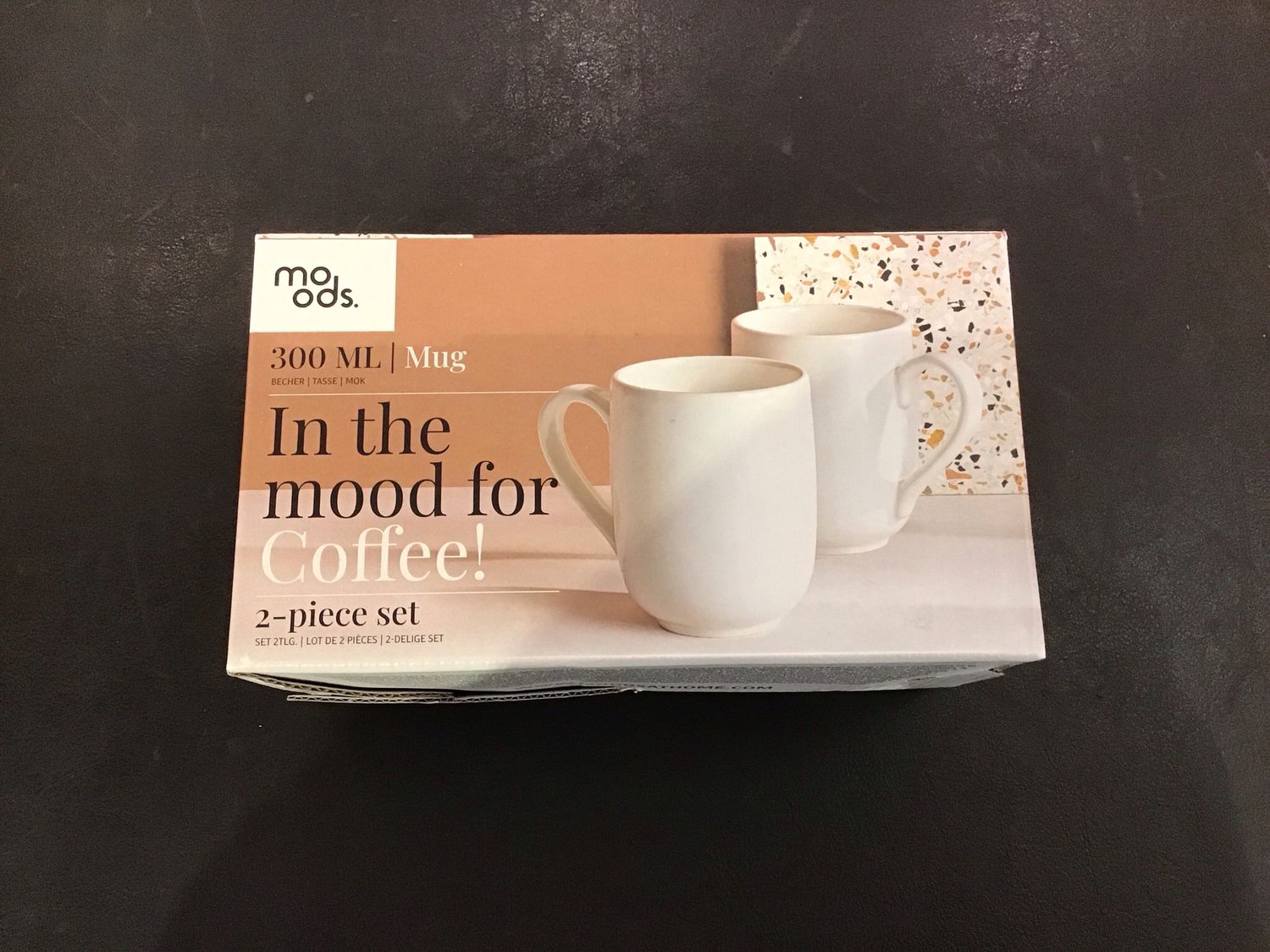 Moods 2-piece mug set 300ml white