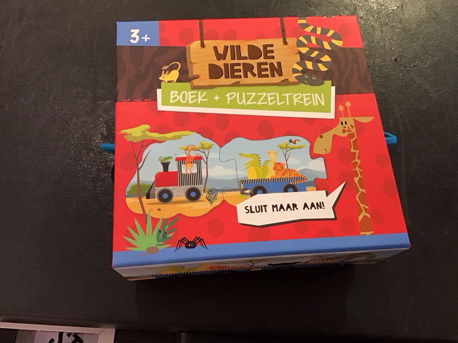 Puzzeltrein wilde dieren