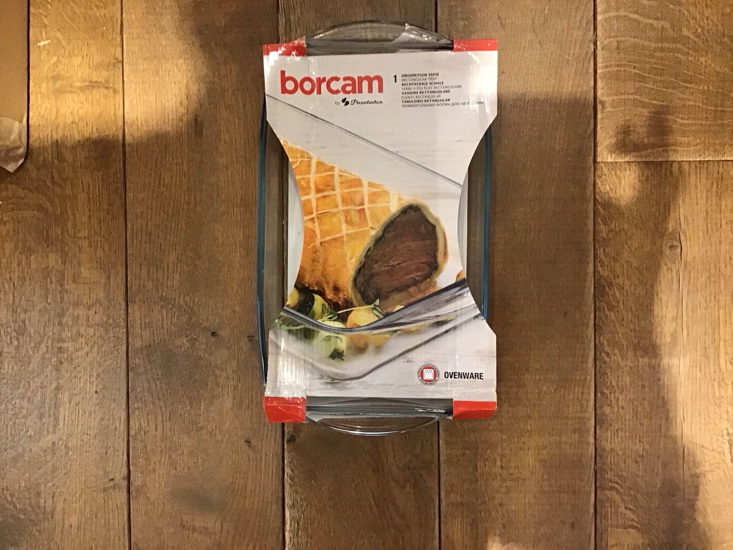 Borcam rectangular tray