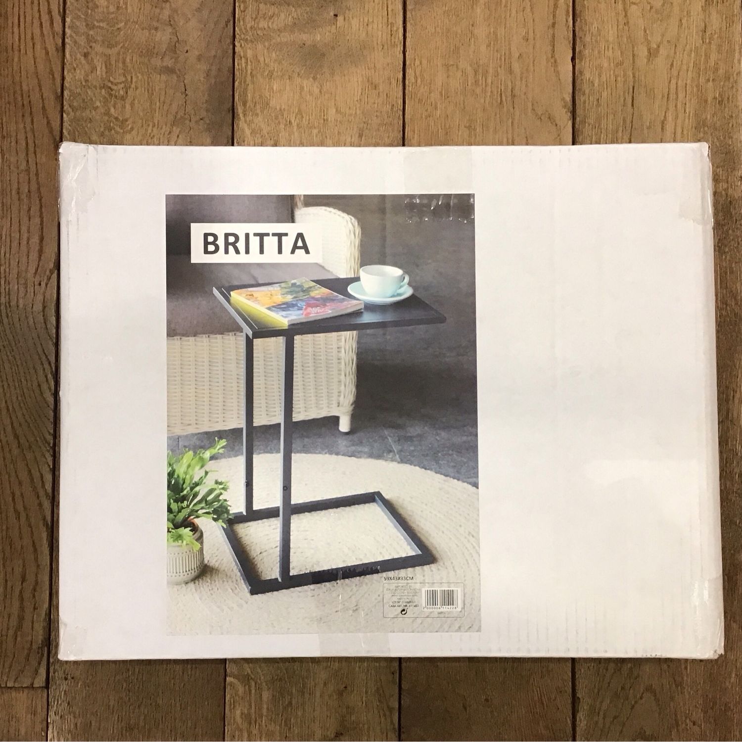 Britta Bijzettafel 59x43x33cm