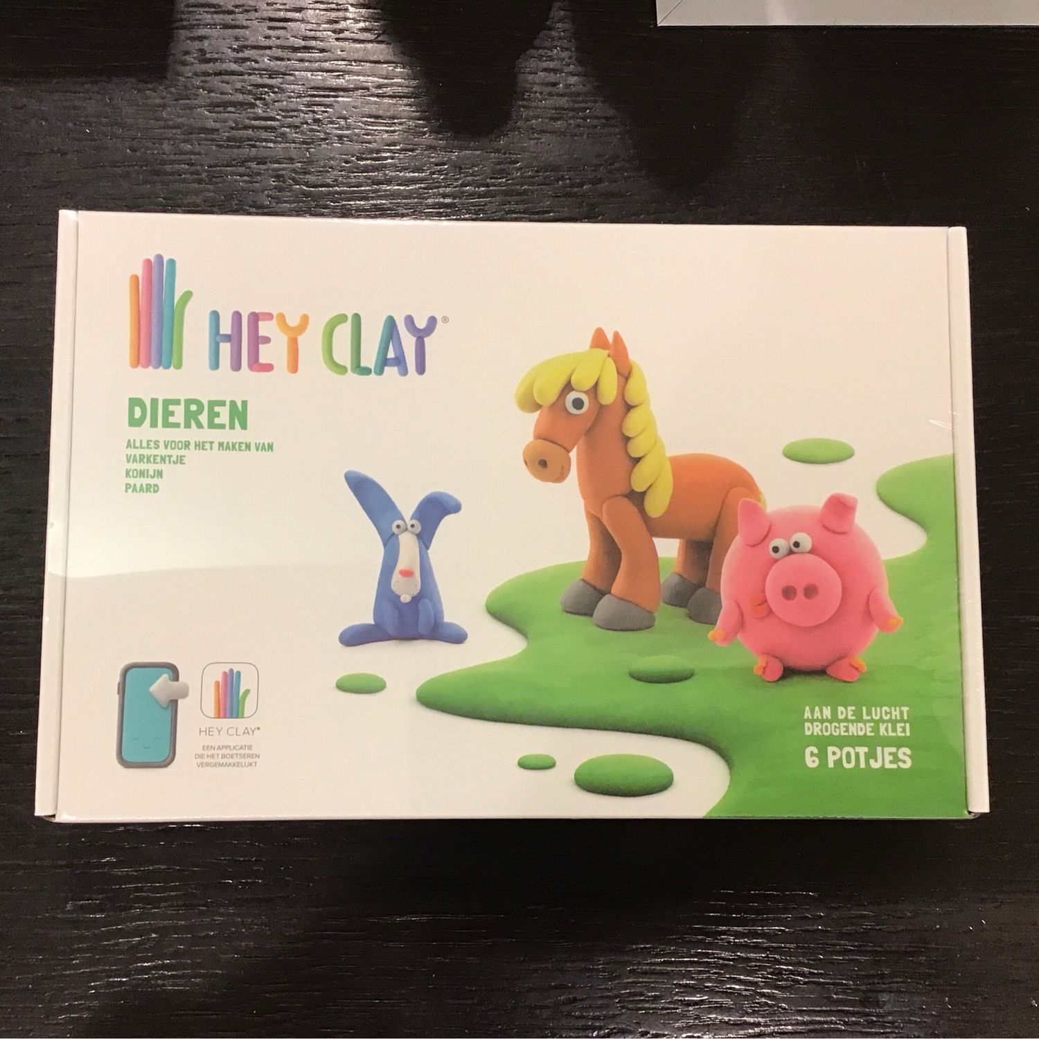 Hey Clay Dieren 6 Potjes