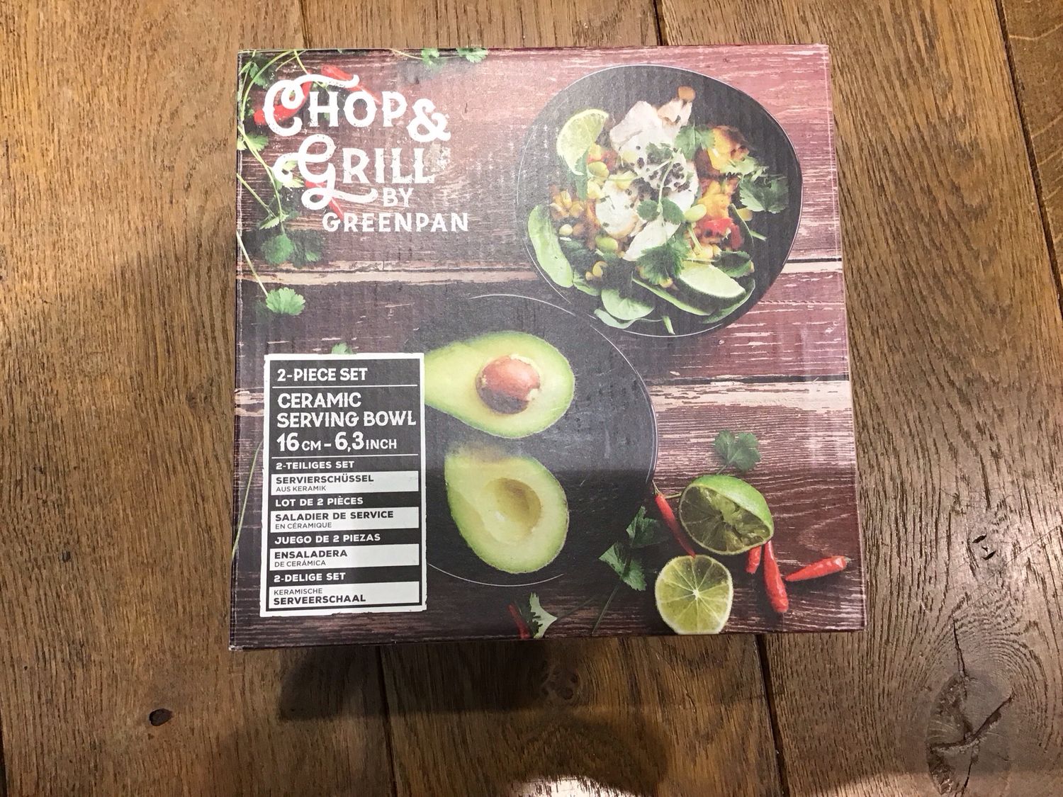 Greenpan 2-piece ceramic serving bowl set 16cm Chop&amp;Grill