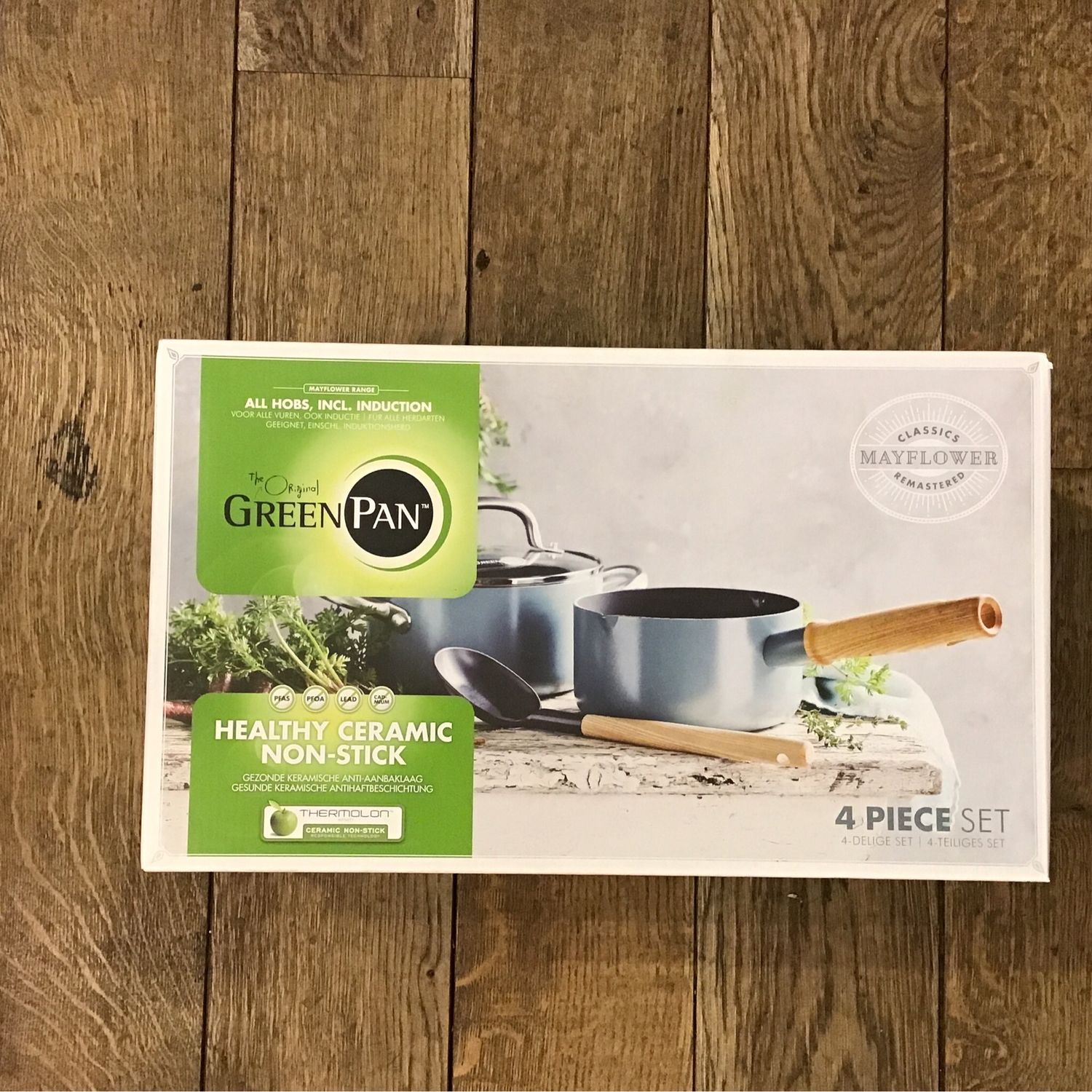Greenpan Ceramic 4 Piece Set Mayflower Range