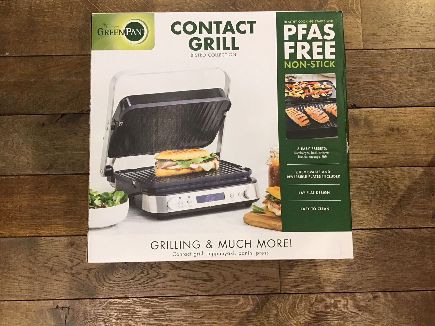 Greenpan contact grill bistro collection