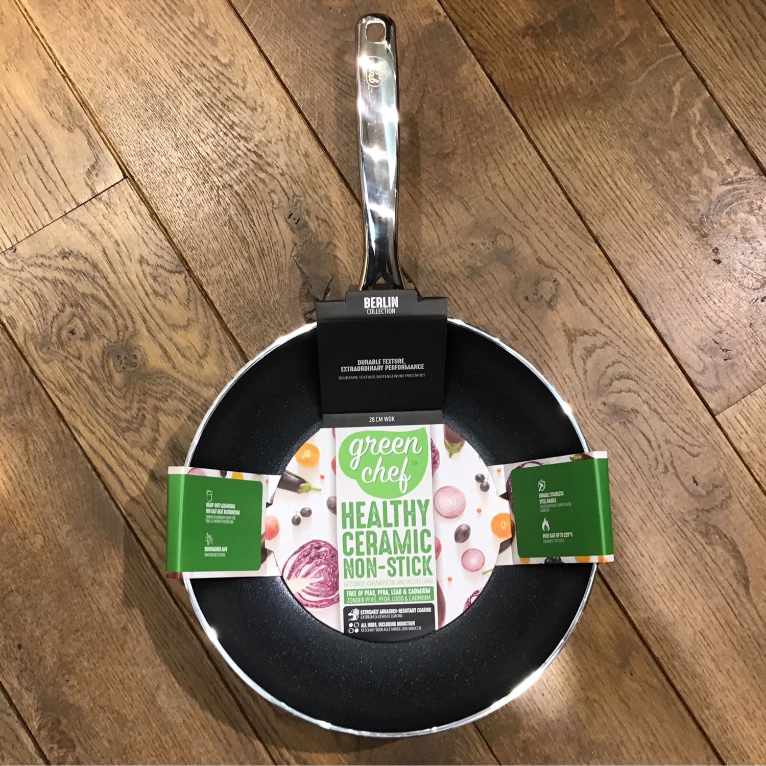 Greenchef Ceramic wok 28cm