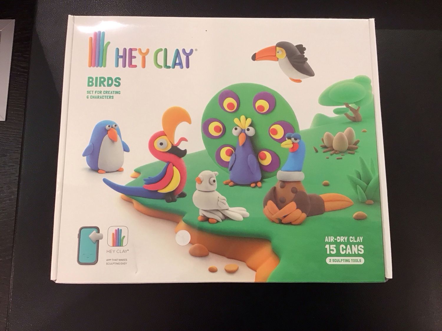 Hey Clay Birds 15 potjes