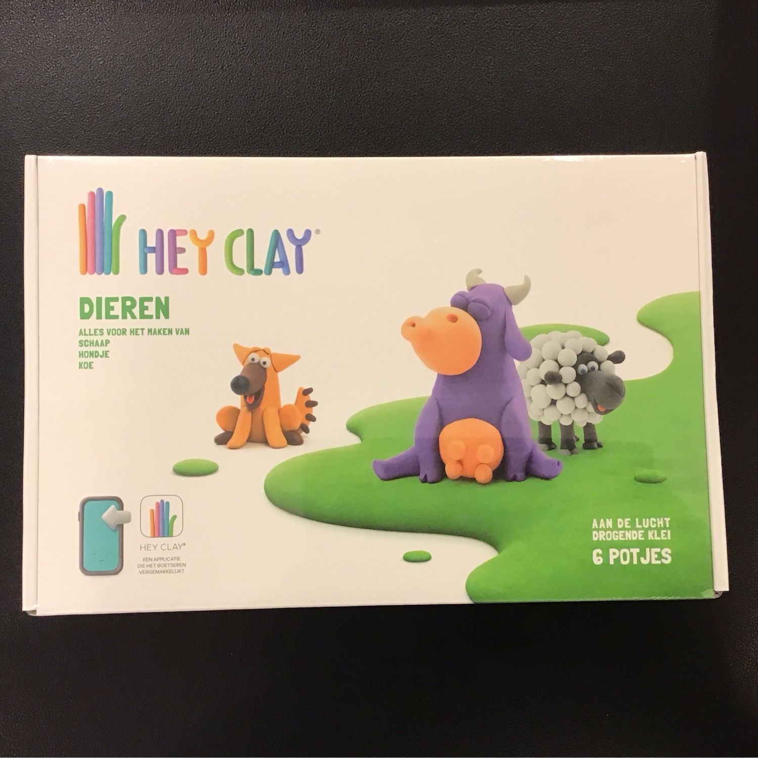 Hey Clay Dieren 6 Potjes