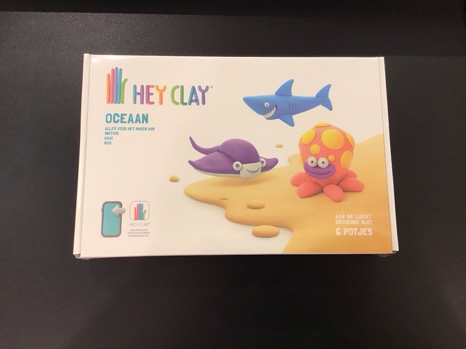 Hey clay oceaan 6 potjes