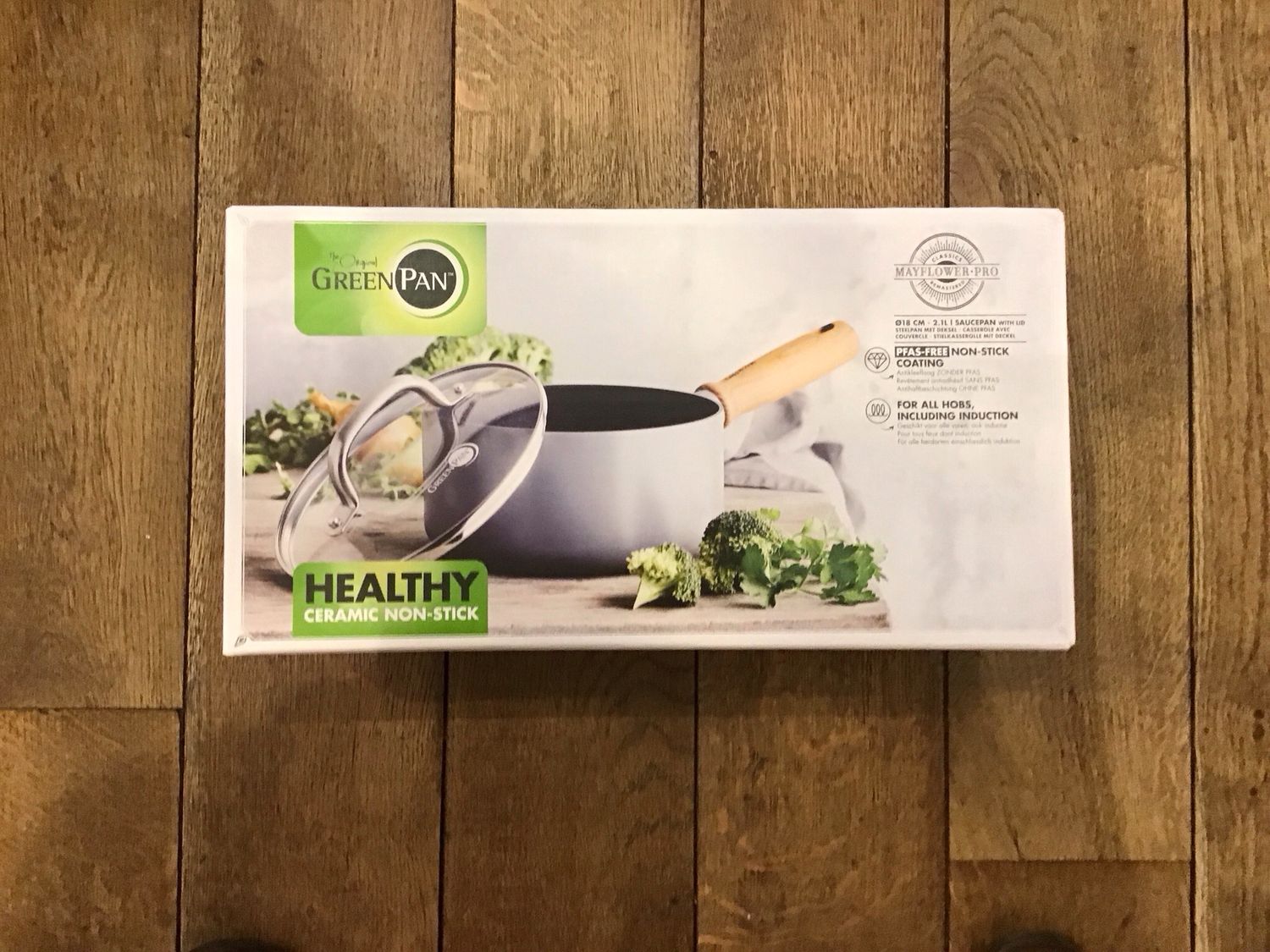 Greenpan saucepan with lid 18cm 2,1L Mayflower Pro
