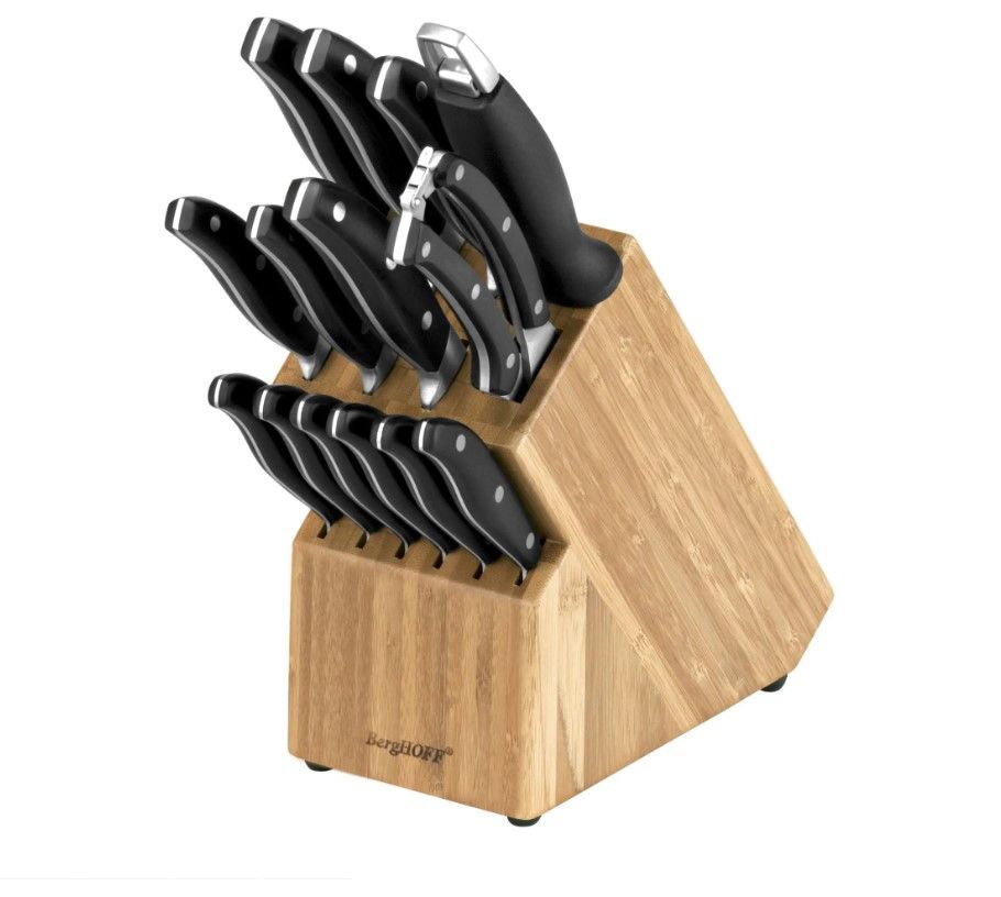 Berghoff 15pc Knife Block Essentials Trivium