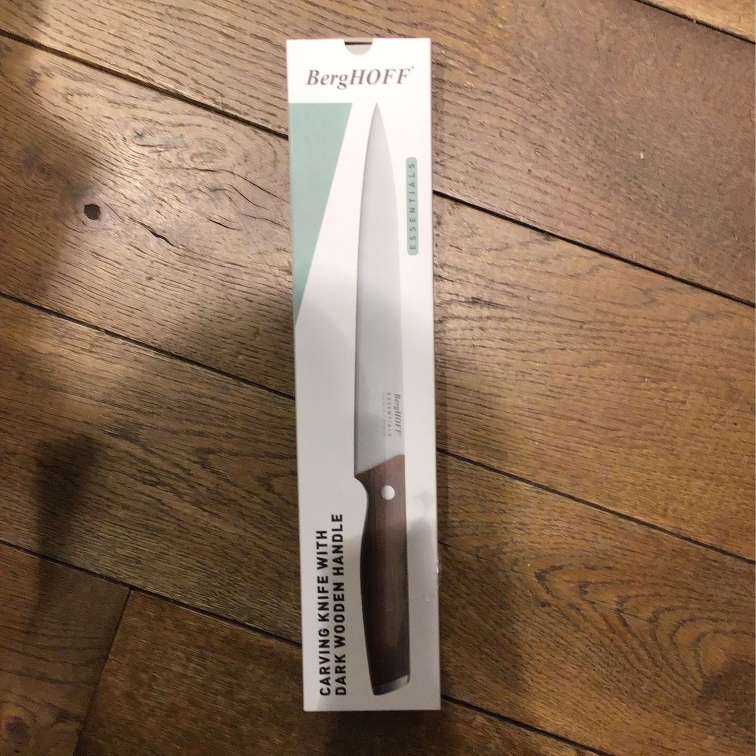 Berghoff Carving Knife 20cm With Dark Wooden Handle Essentials