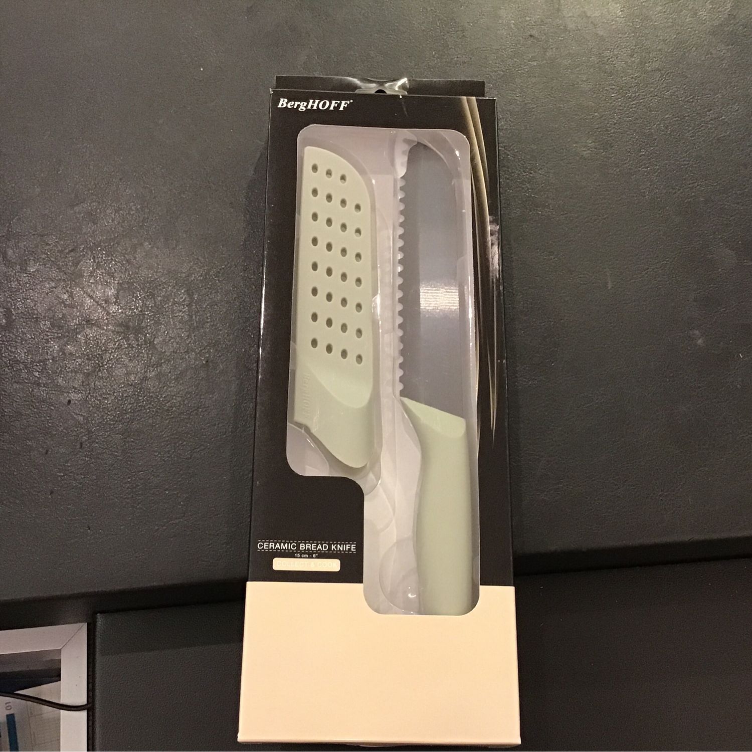 Berghoff Ceramic Bread Knife 15cm Collect &amp; Cook