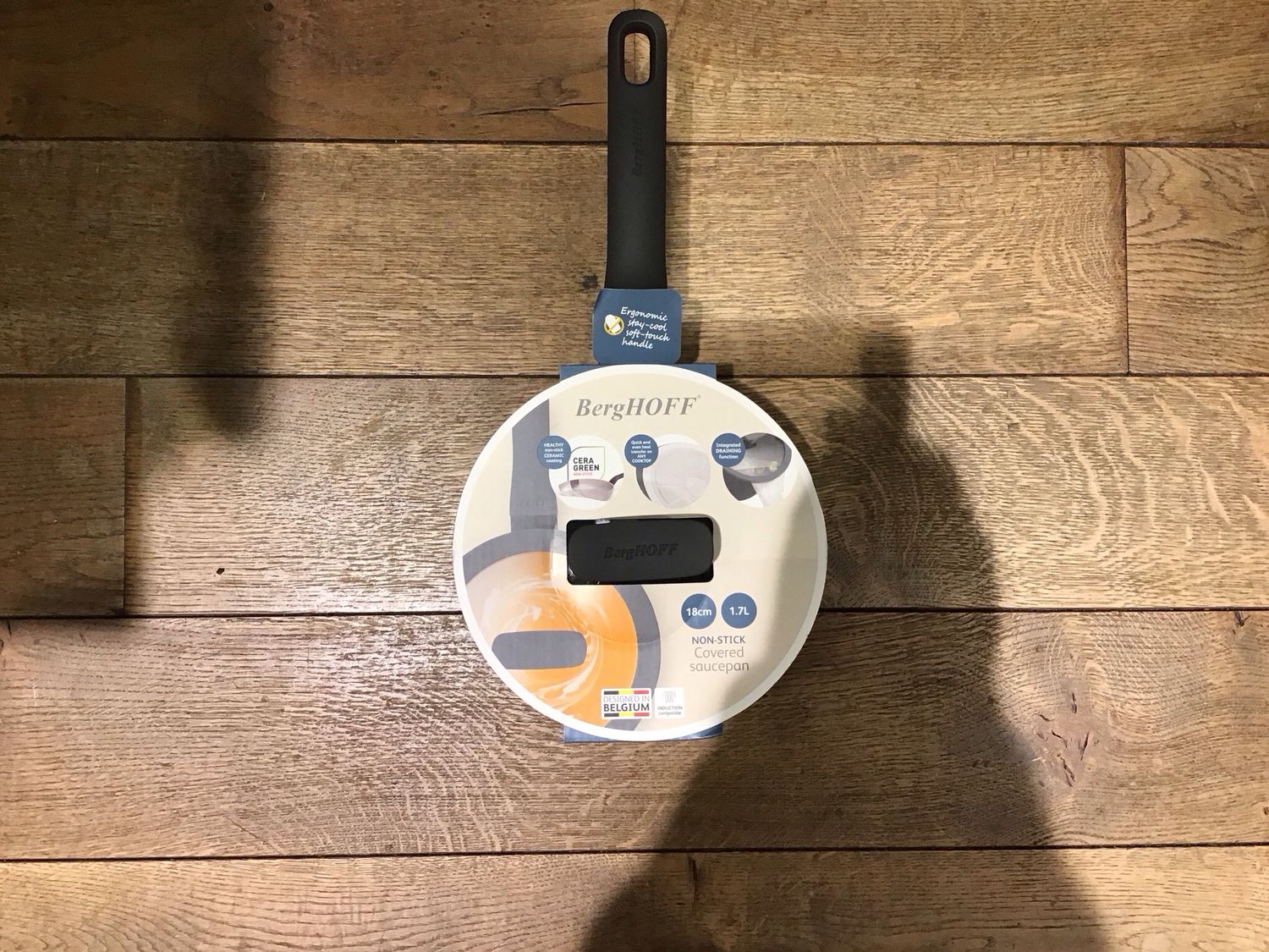 Berghoff ceramic covered saucepan 18cm 1,7L leo