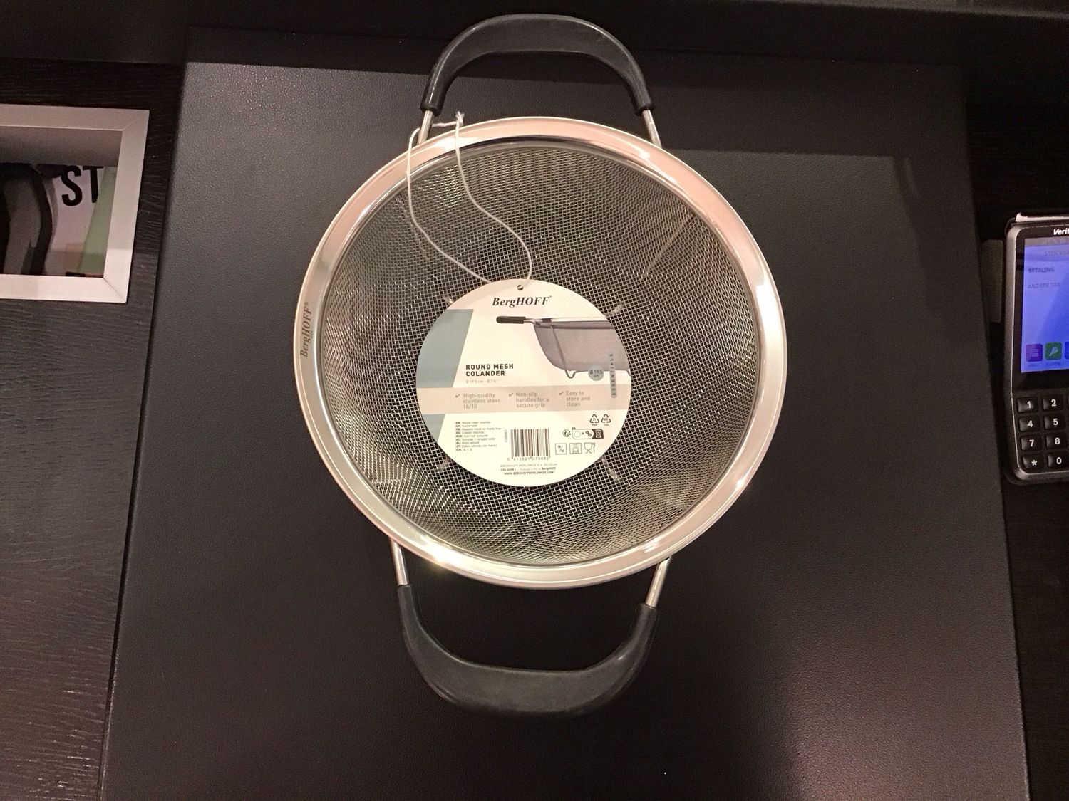 Berghoff round mesh colander 19,5cm essentials
