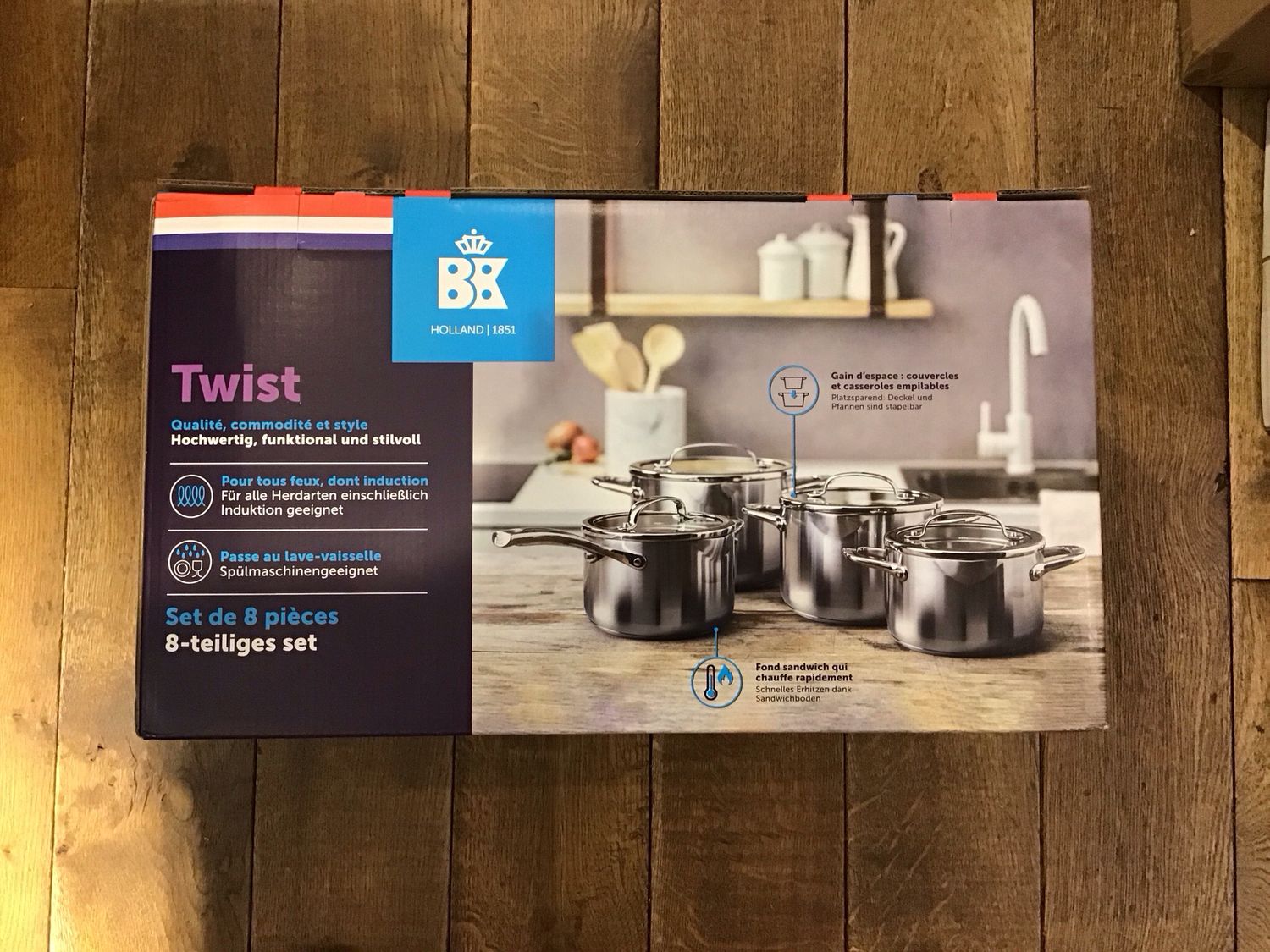 BK Cookware 8-delige set