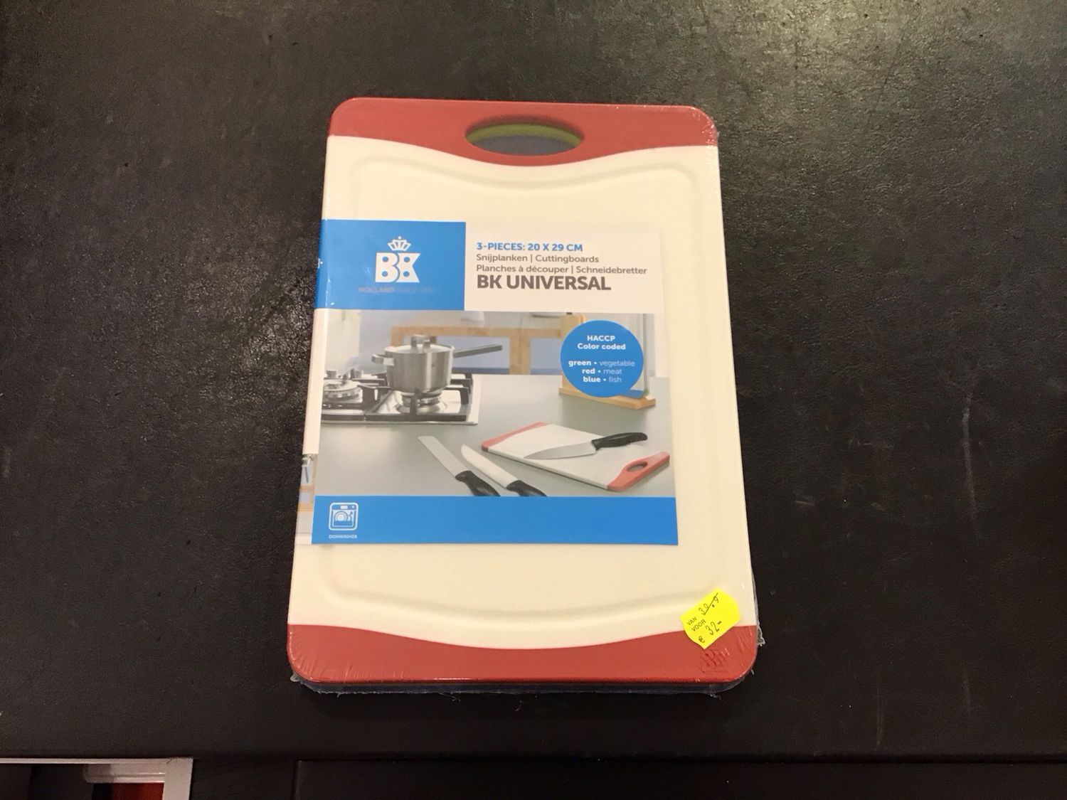 Bk 3-pc cuttingboard set
