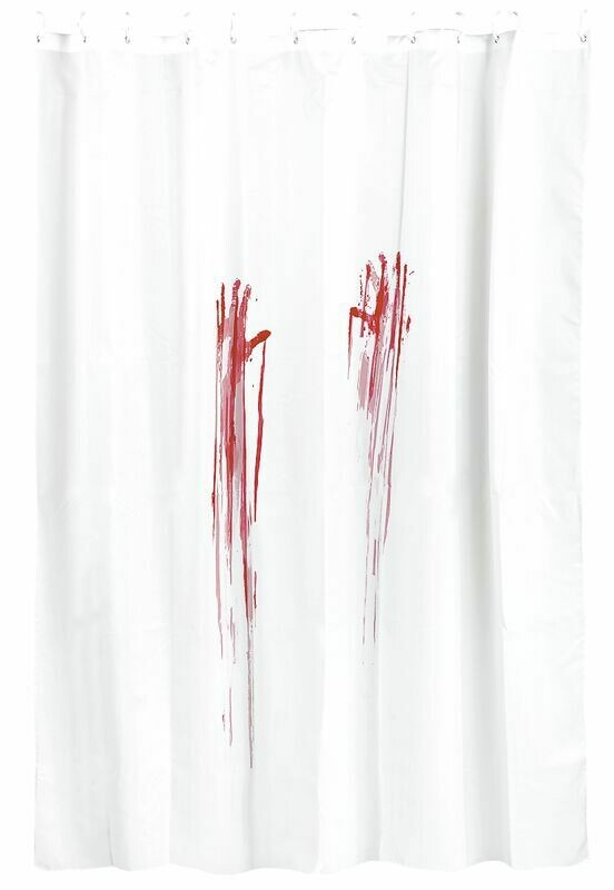 blood bathe  shower curtain