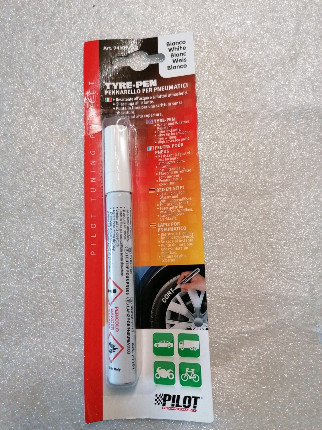 Bandenstift wit Bandenstift wit
