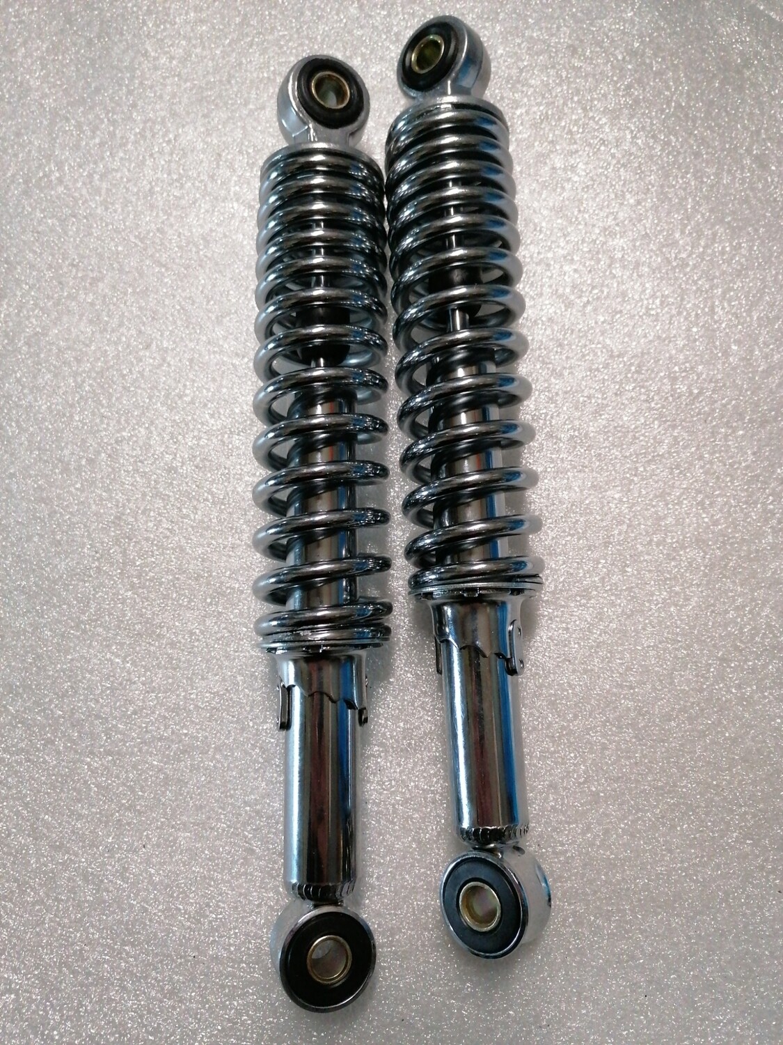 Amortisseurs chromés 360 mm