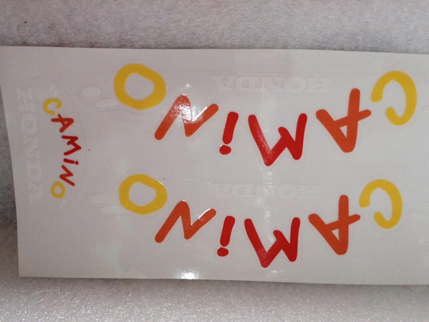 Tankstickerset funny paars/ mint transparant
