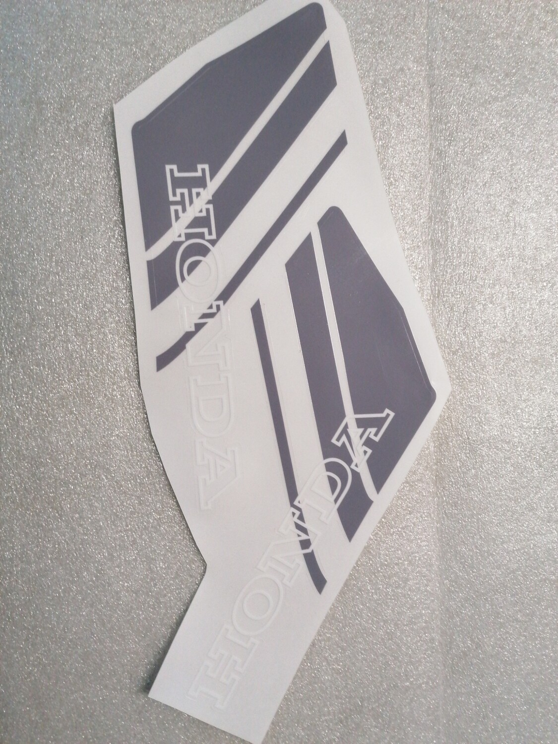 Tankstickerset custom rood transparant