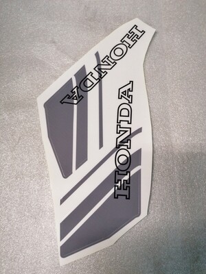 Tankstickerset custom Geel transparant